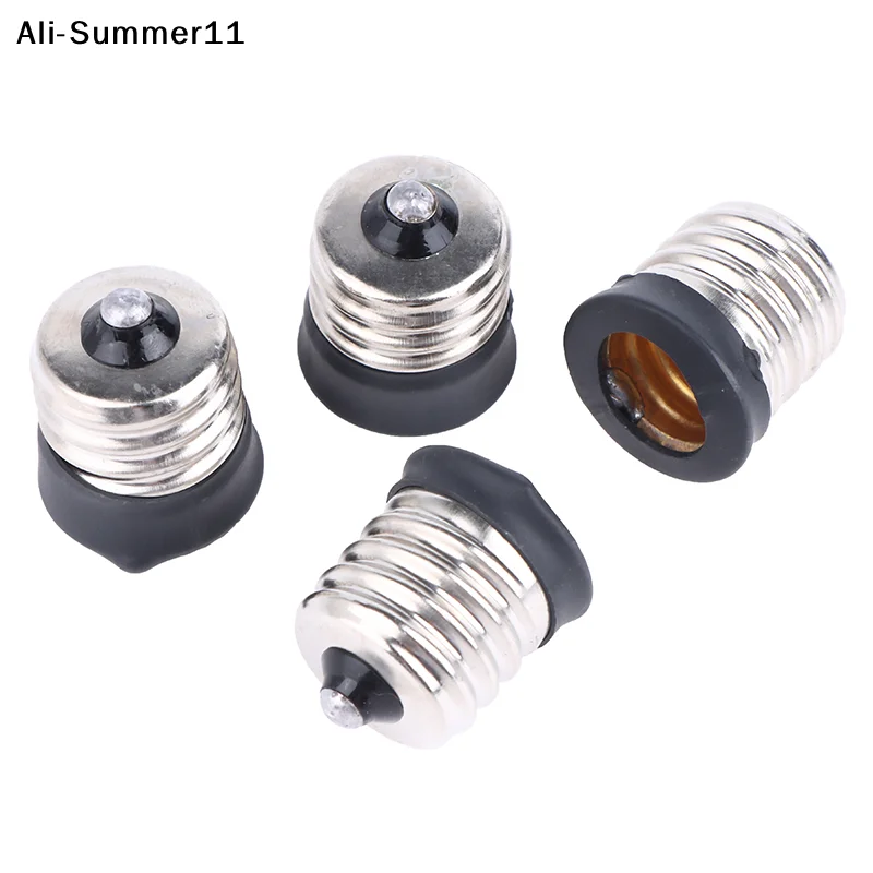 【S11】2Pcs E17 To E12/ E14 Lamp Holder Led Light Base Converter Screw Bulb Socket Adapter LED Saving Light Halogen Lamp Head