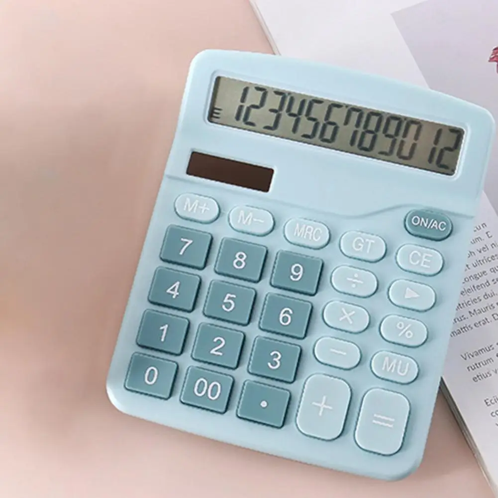 Calculadora electrónica Solar de escritorio ligera de dos vías para oficina