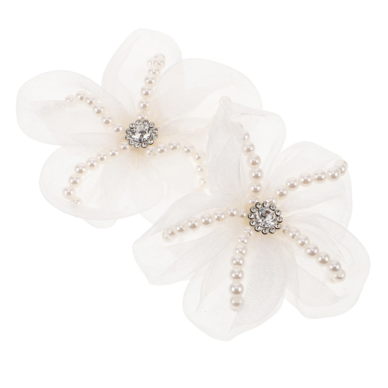 

1Pair Shoe Charms Flowers for Women Detachable Five Petal Floral Decoration High Heels Wedding Shoes Small Removable Accessories