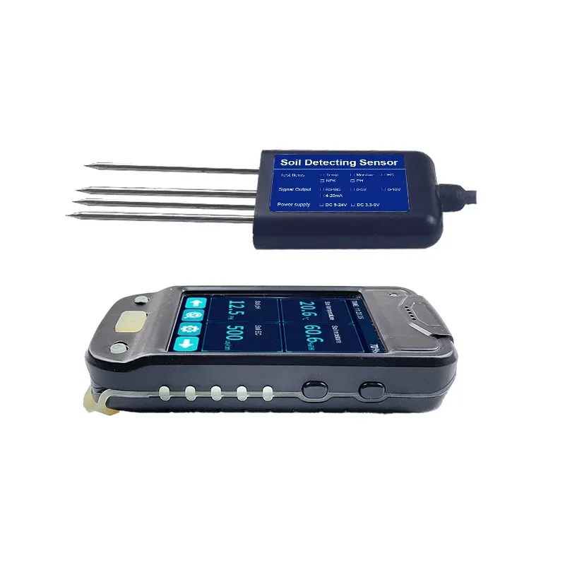 handheld digital soil data analyzer soil PH NPK conductivity temperature and humidity testing equipment kit