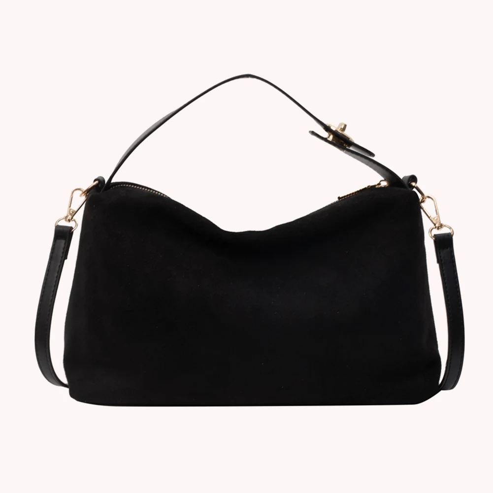 

Модная универсальная повседневная сумка-трансформер с регулируемым ремнем, сумка через плечо с внутренним карманом, женская замшевая сумка на плечо