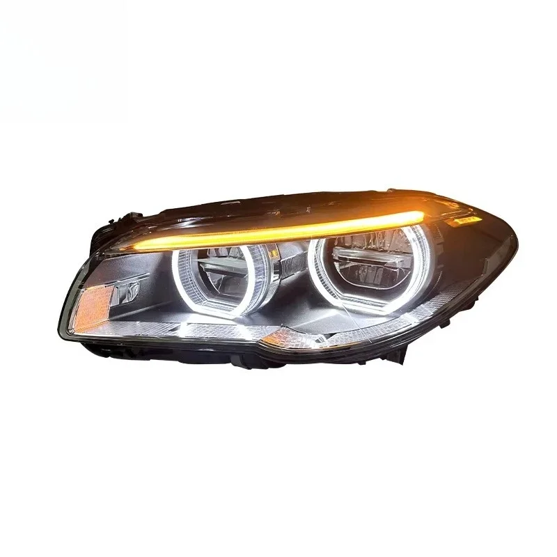 High Quality Headlight for  5 Series F10 Head Light 2010-2017  Upgrade Angle Eyes Auto Light System Led Head Light