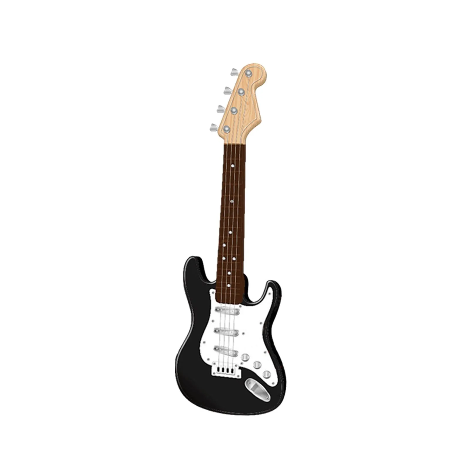 Sirxlevcy Guitarra Eléctrica De Juguete Para Niños – 17 Pulgadas, 4 Cuerdas, Con Correa