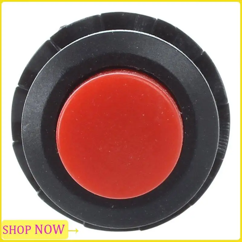 

Especial 30 Pcs Latching Action SPST Round Red Push Button Switch AC 125V 3A