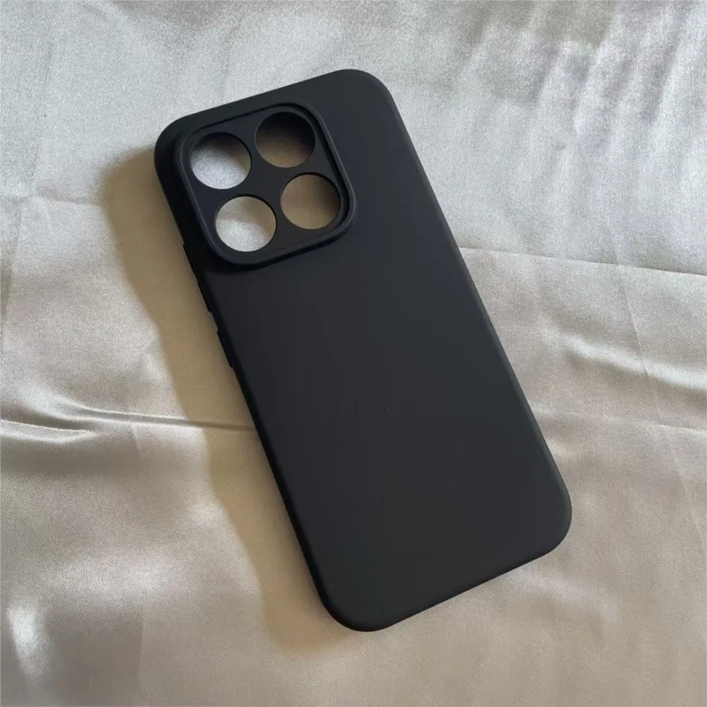 Coque de téléphone en Silicone liquide pour Xiaomi 17, Protection de caméra, étui souple résistant aux chocs, Caqa