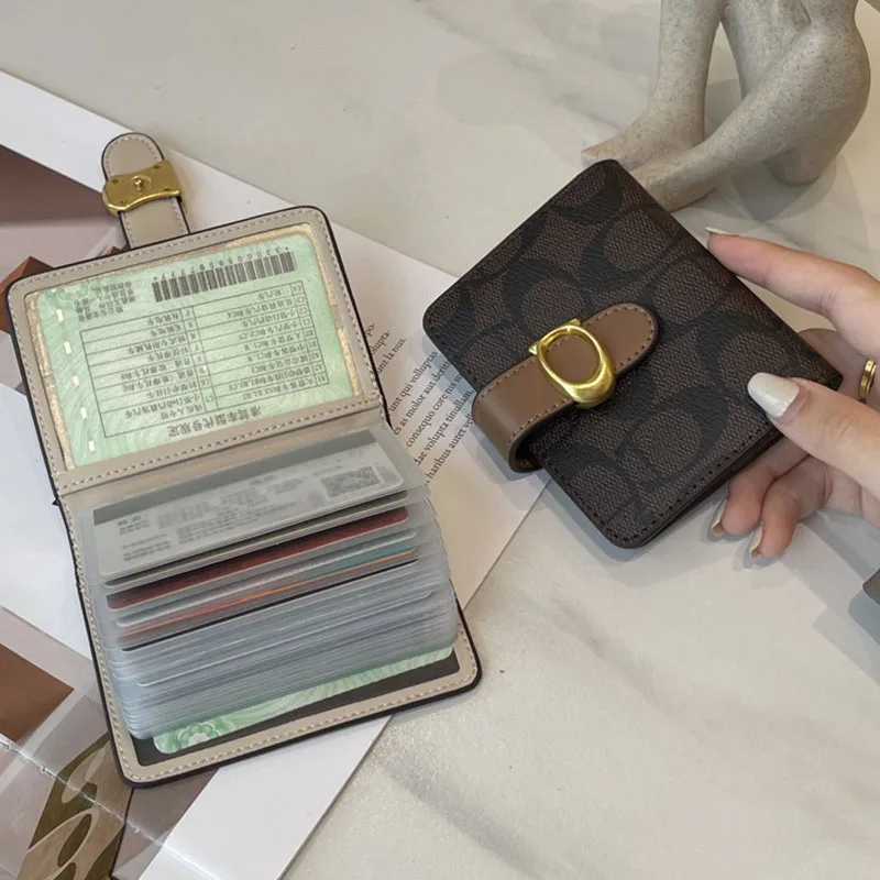Ele Ort Damen-Brieftasche mit Aufdruck, multifunktionaler Akkordeon-Kartenhalter, Reißverschluss, Geldscheinklammer, modisches Jugend-Design – Detail 3