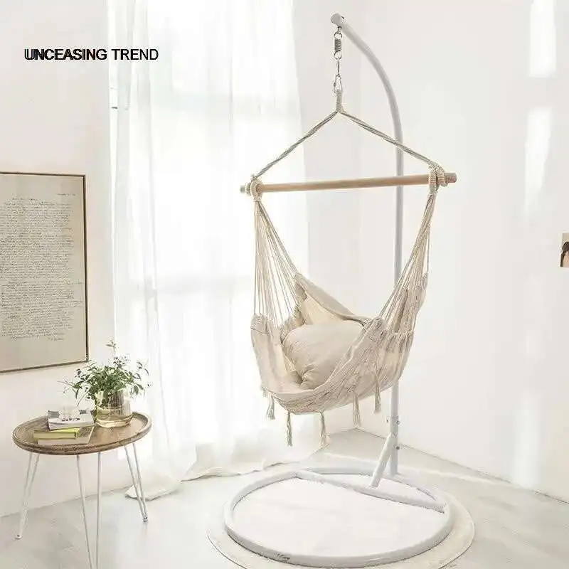 

Dormitory Bedroom Hanging Chair Decoration Outdoor Balcony Cradle Living Room Homestay Patio Swings Home Furniture Hotel Hammock