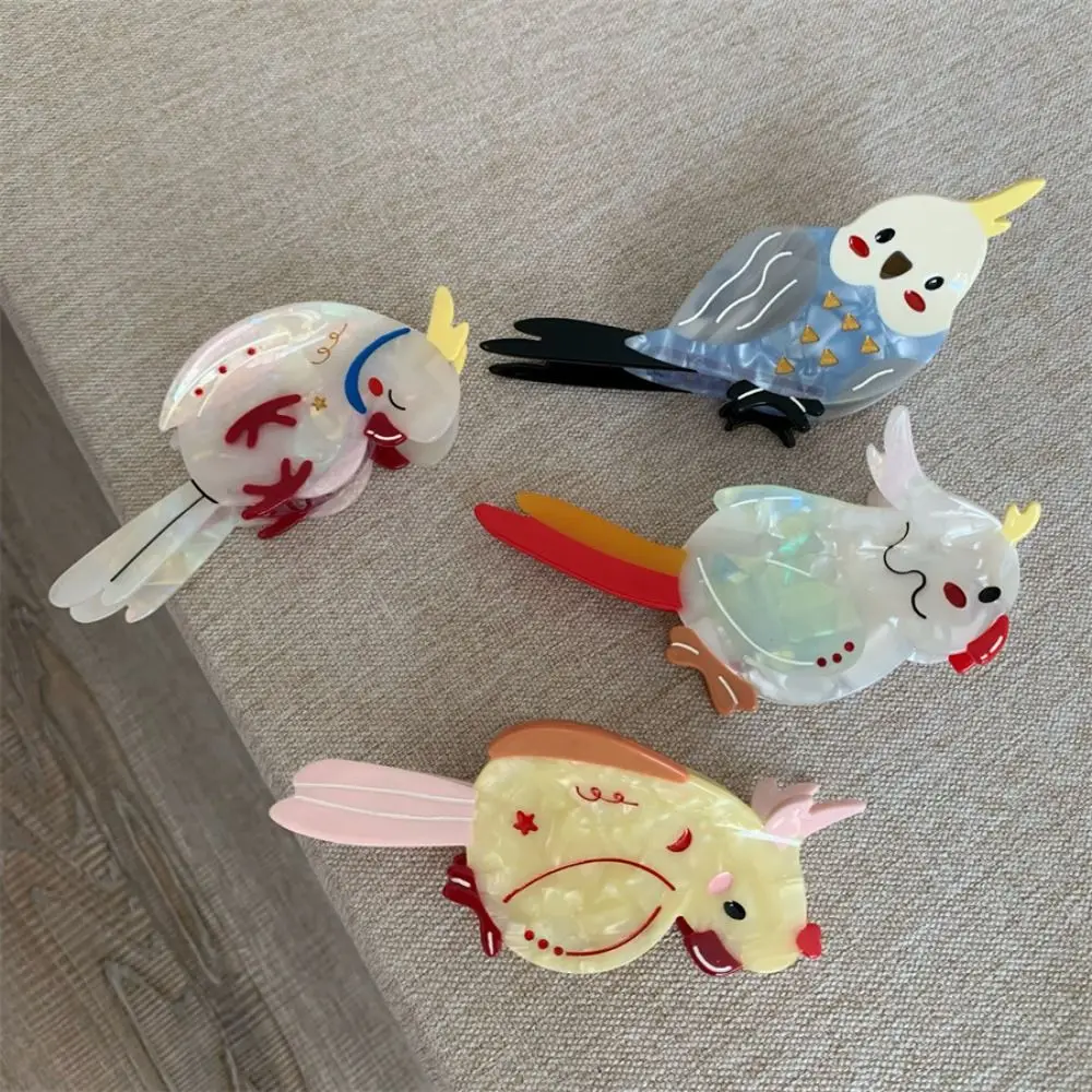 

Креативный милый мультяшный зажим в виде акулы, попугай, креативный коготь для волос с уксусной кислотой, головные уборы в корейском стиле, коготь для волос в виде птицы, коготь для девочек