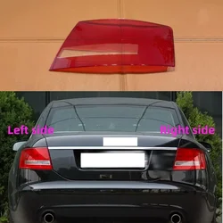 For AUDI A6 2006 2007 2008 Rear Taillight Shell Replacement Brake lights Lens Taillight Glass  Auto Rear Shell Cover
