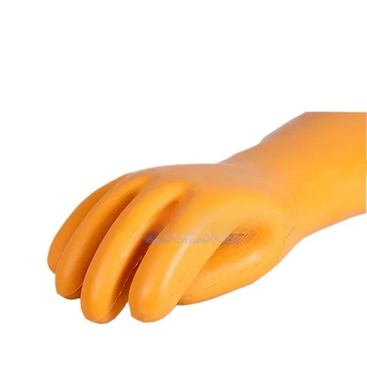 High voltage 35KV insulating gloves, anti-shock rubber gloves, comfortable and durable electrical labor insurance gloves