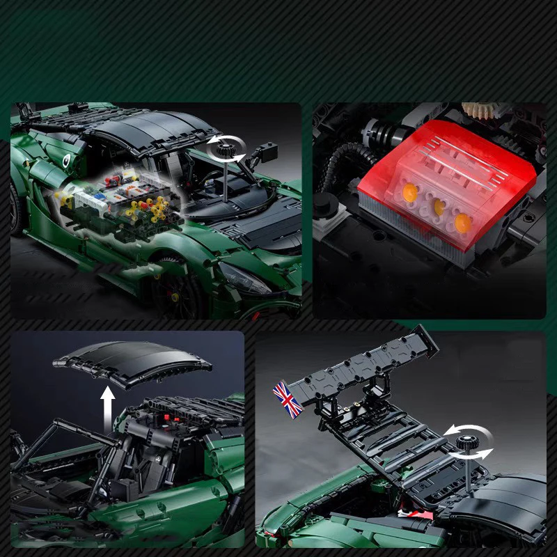 Techniacl 1:8 Scale Super Sport Car Building Block Exige CUP 430 Model Sets Vehicle Steam Bricks Toys Collection For Gifts