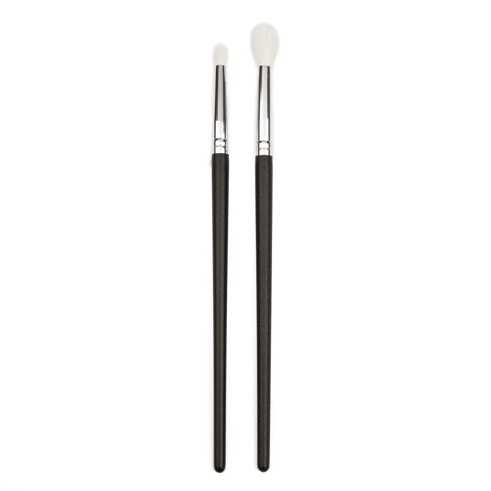 SHINEDO 2 Pcs Pencil Goat Horse Hair Tapered Crease Blending Brush Eyeshadow Make Up Cosmetic Kit Maquiagem Smudge Eye Makeup B