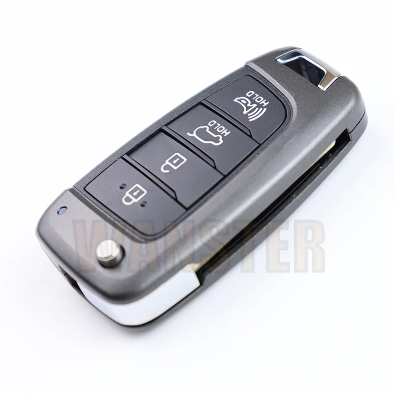 Car Key Housing Case Shell Fob for Hyundai 2018 2019 2020 2021 2022 Accent Elantra Kona Santa Fe Tucson Veloster Solaris Verna #3