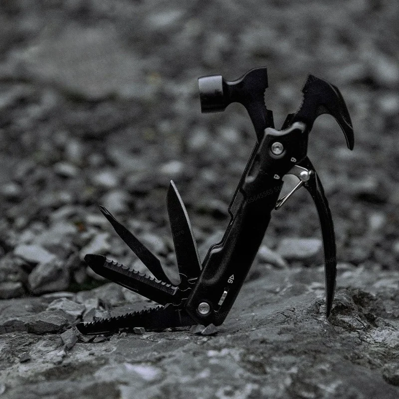 Multi functional tools such as hammer pliers, outdoor camping multi-functional tents, canopy stakes, and hammer pull nails