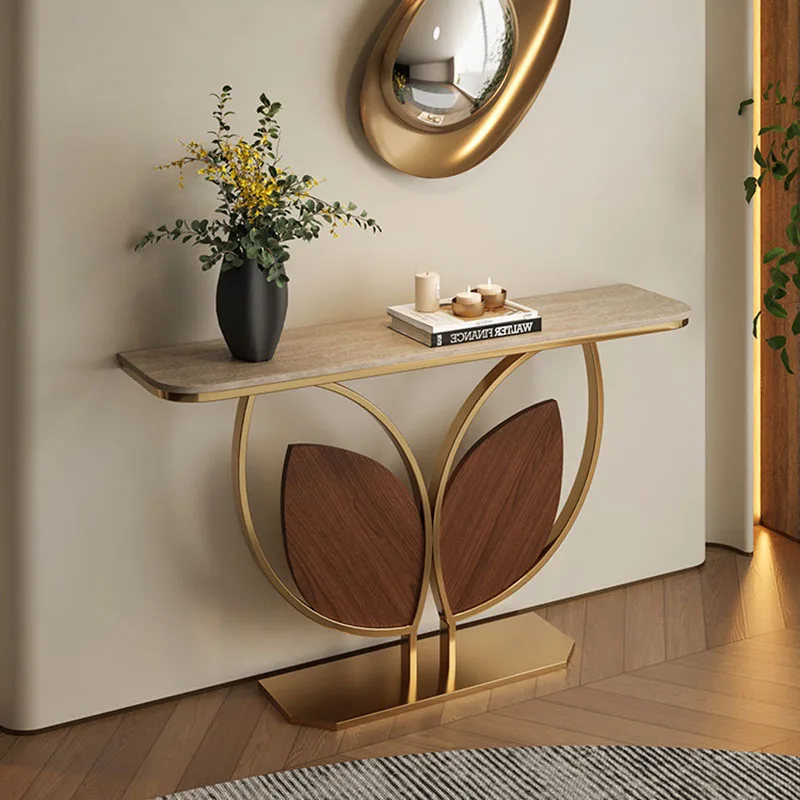 *&n Practical Wide Console Table Secure Popular Entryway Table Industrial Contemporary Console Entree Living Room Furniture view 6