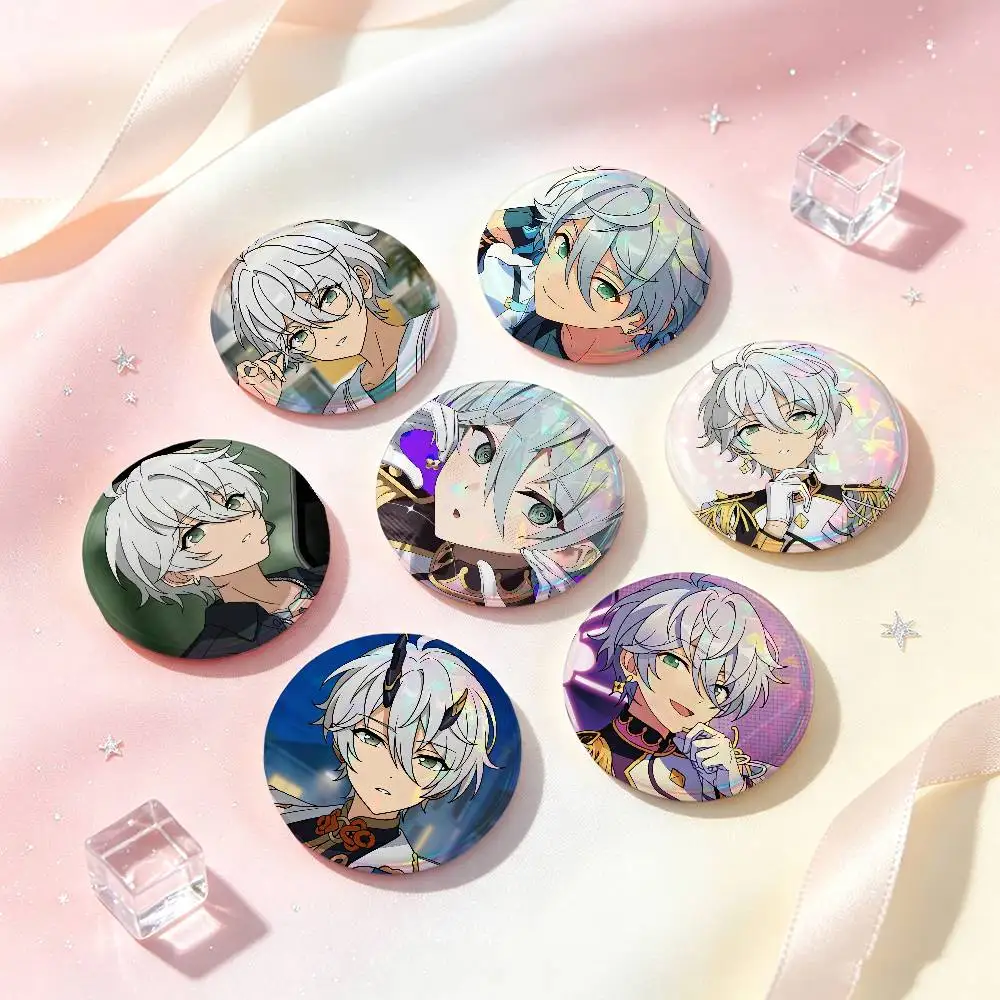 Kanna Natsu Anime Figure Badges 25 32 44 58 75 Mm Round Cosplay Pin Bag Decor Fans Collect Friends Gifts Brooch Souvenir