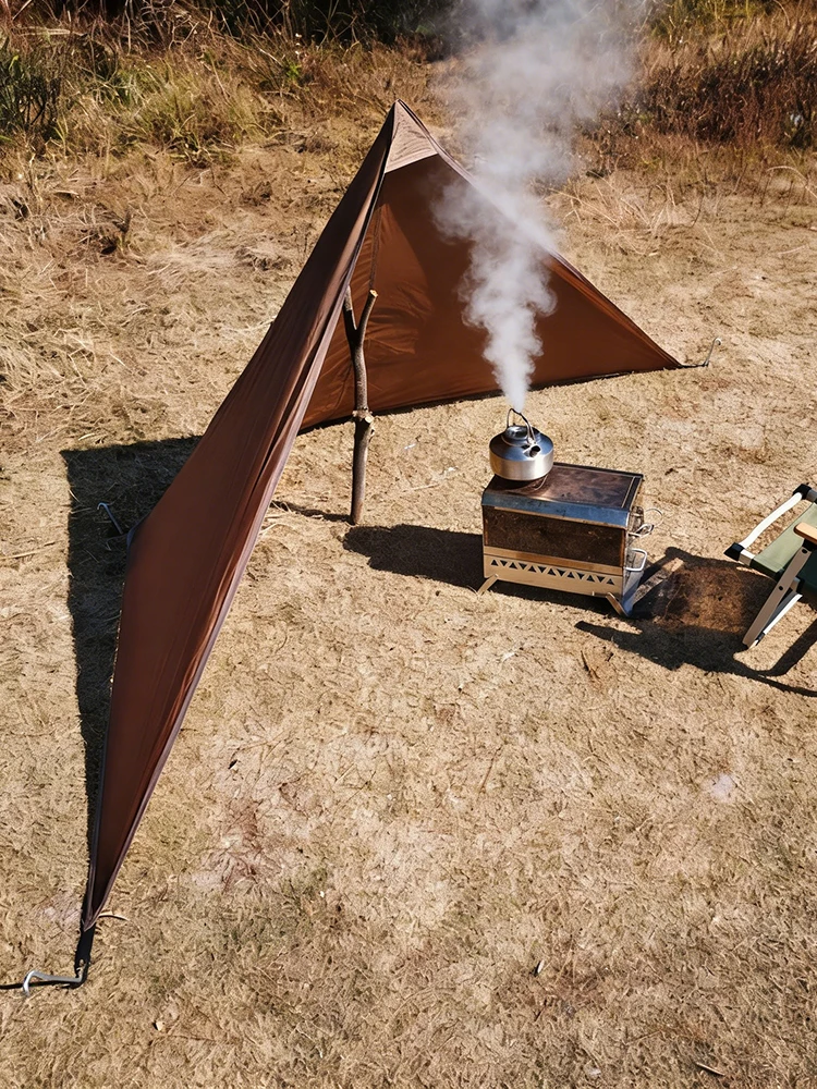 Poêle coupe-vent Camping pare-brise poêle pare-brise barbecue en plein air pare-vent équipement de camp équipement coupe-vent pour la cuisson au bois de chauffage