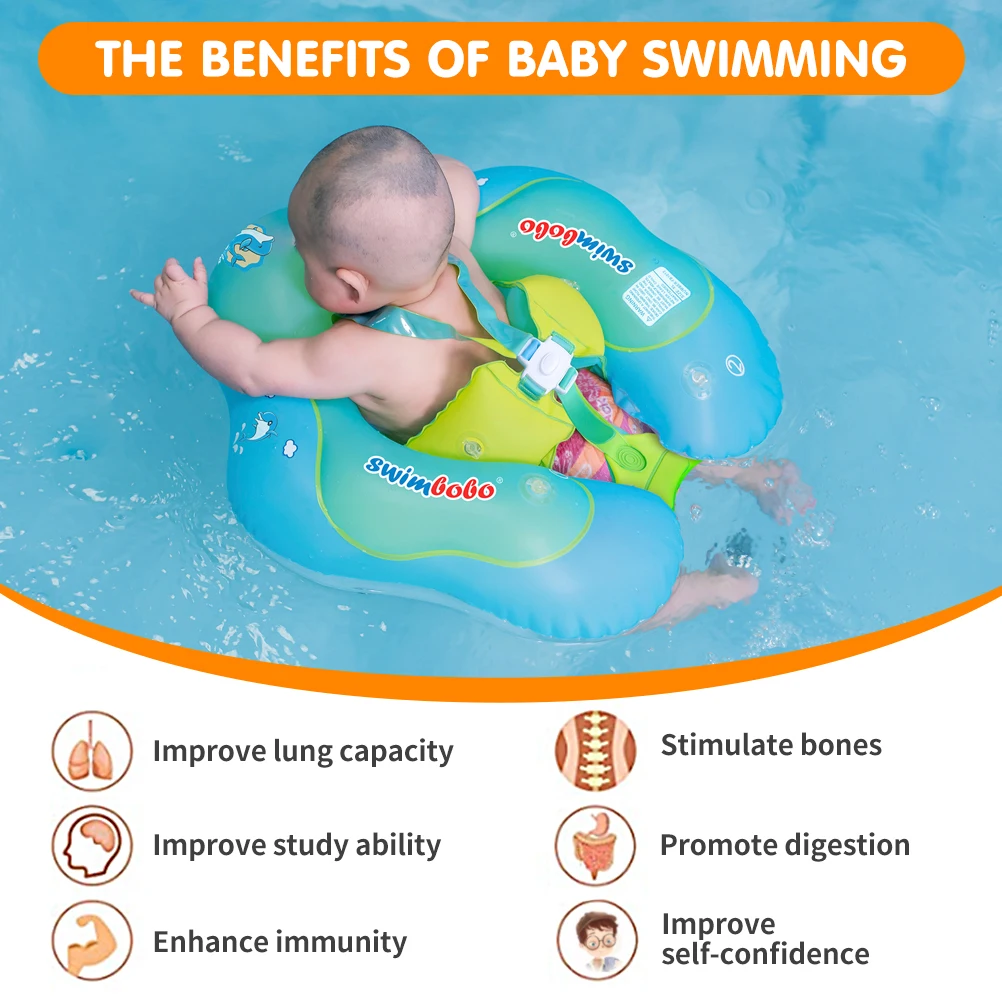 Baby Swimming Ring Newborn Baby Float Inflatable Kids Swimming Pool Accessories Infant Circle Inflatable Raft Children\'s Toy