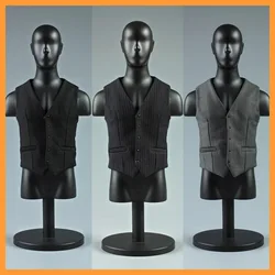 1/6 Scale Men's Slim Suit Vest Casual Suit Vest Man Formal Businss Vests Male Waistcoat Gilet Homme for 12in Action Figure Body