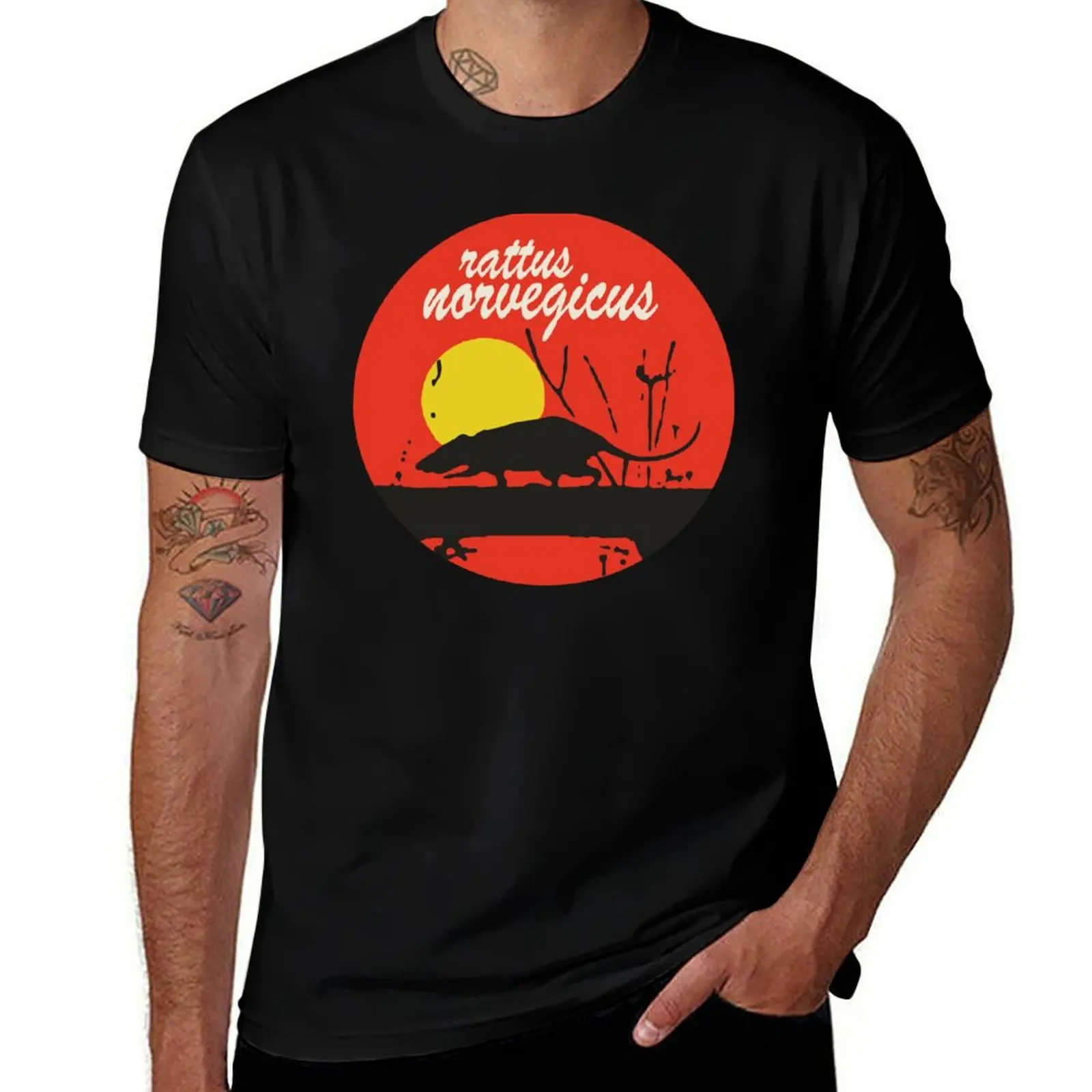

Vintage 70s Retro Rattus Norvegicus British UK Punk Rock Graphic T-Shirt blacks new gifts and t-shirts topping t shirts men