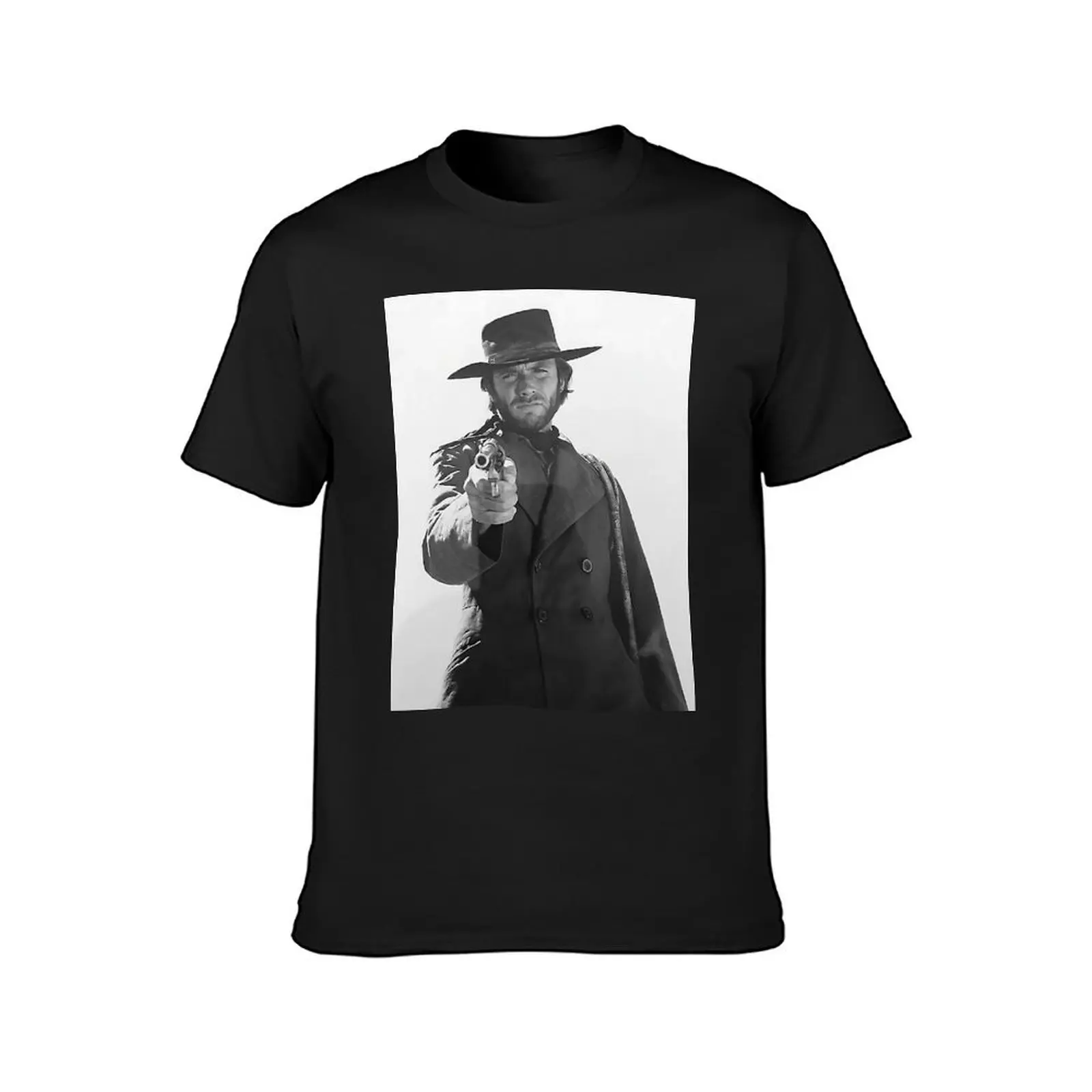 Clint Eastwood Portrait #6 - High Plains Drifter T-Shirt animal prinfor boys shirts graphic tees mens t shirts pack