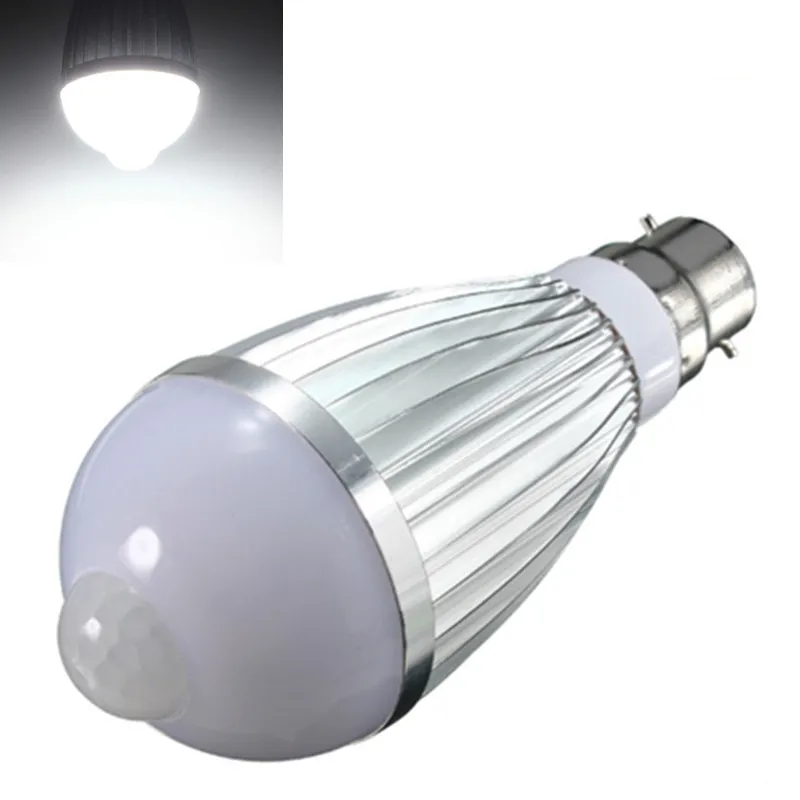 9W B22 Smart LED Night Lamp With PIR Motion Sensor AC 85-265V Light Bulb For Stair Hallway Outdoor Support Dropshipping