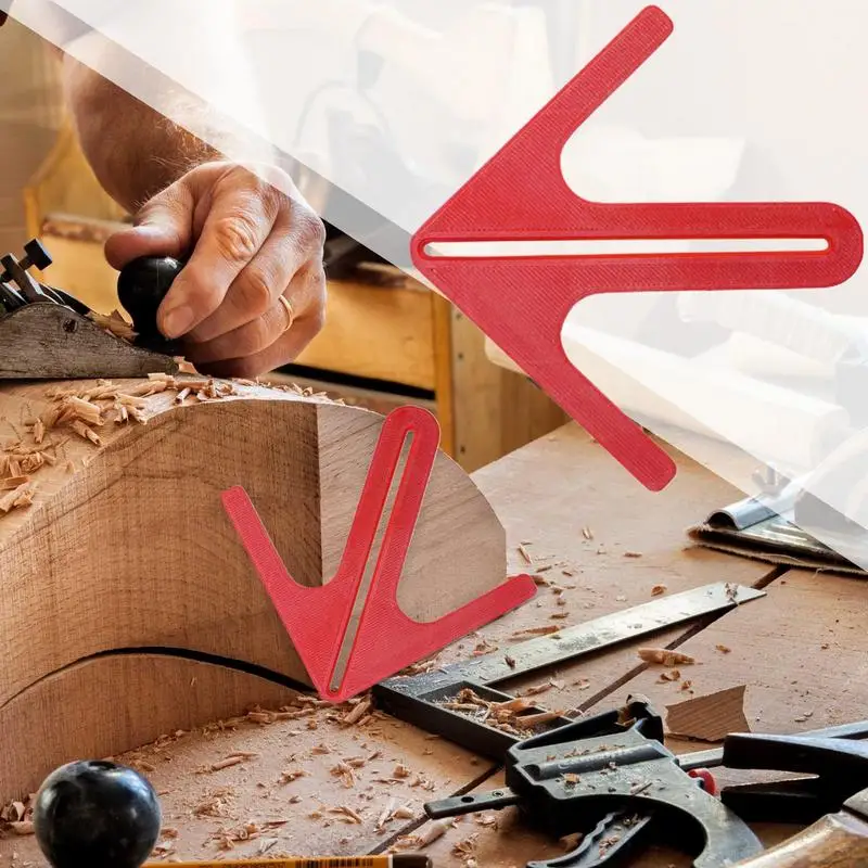 Round Bar Center Finder Tool Work Piece Center Locator Engraving Work Piece Centering Device Woodworking Locator Accessories For