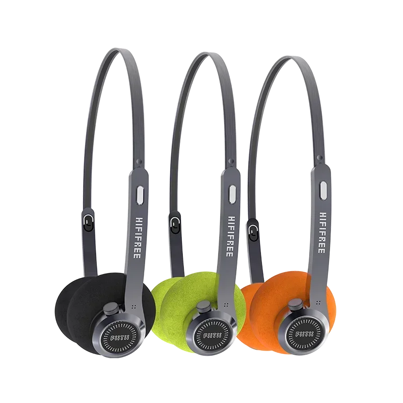 MIFO FIITII HiFiFree Over Ear bluetooth 5.4 Cuffie retrò Batteria a lunga durata Retro Bass Cuffie sportive aperte vivavoce