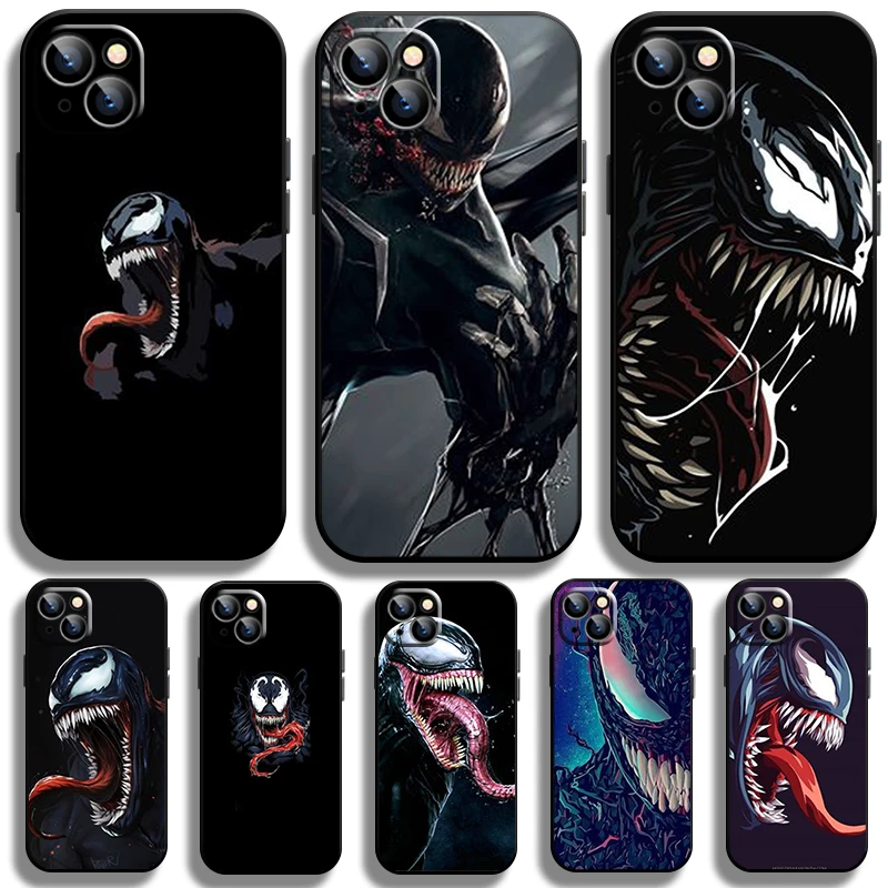 Mutant creature cool Case For Apple iPhone 14 13 12 11 Pro Max Mini XS Max X XR 7 8 Plus SE2020 TPU Black Phone Cover Coque Core