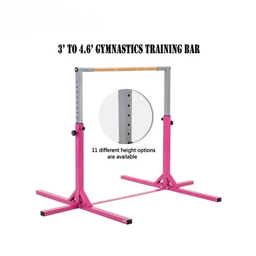 gymnastics horizontal bar with folding mat