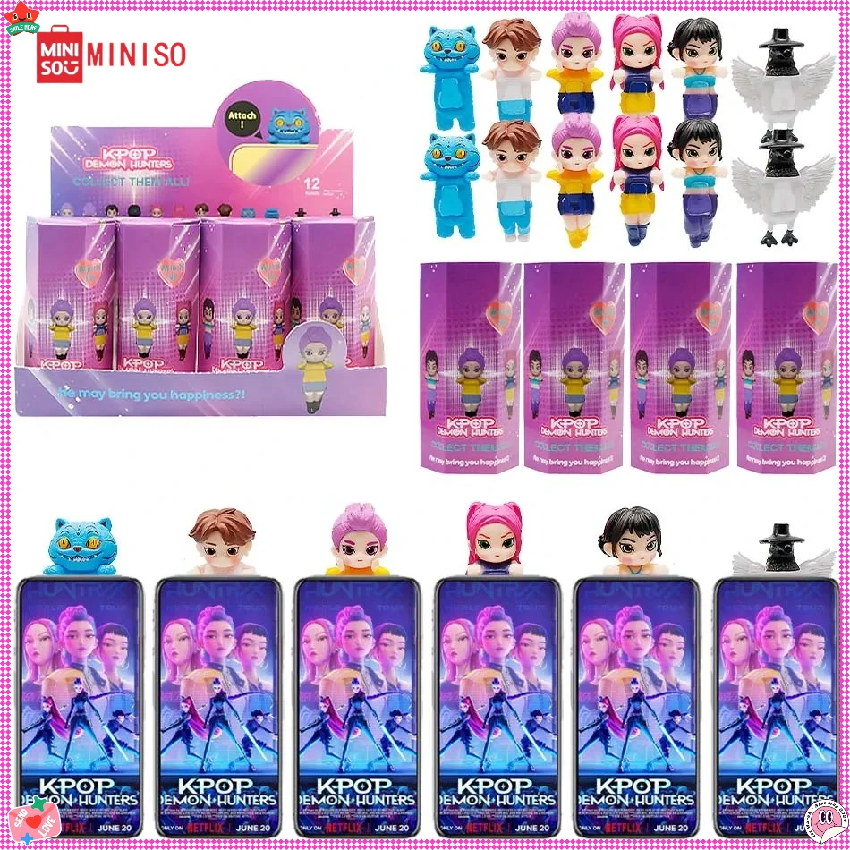 **!=2025 Hot K-p/op De/mon Hunters Random Blind Box Anime Figure Dolls Ornaments Children Birthday Gift for Fans Collectors