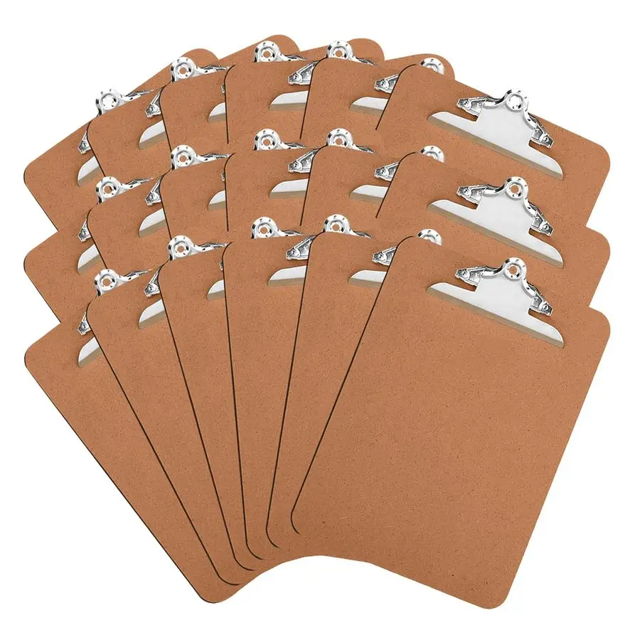 

Набор из 18 офисных планшетов-клипбордов из твердого картона формата А4, экологичные