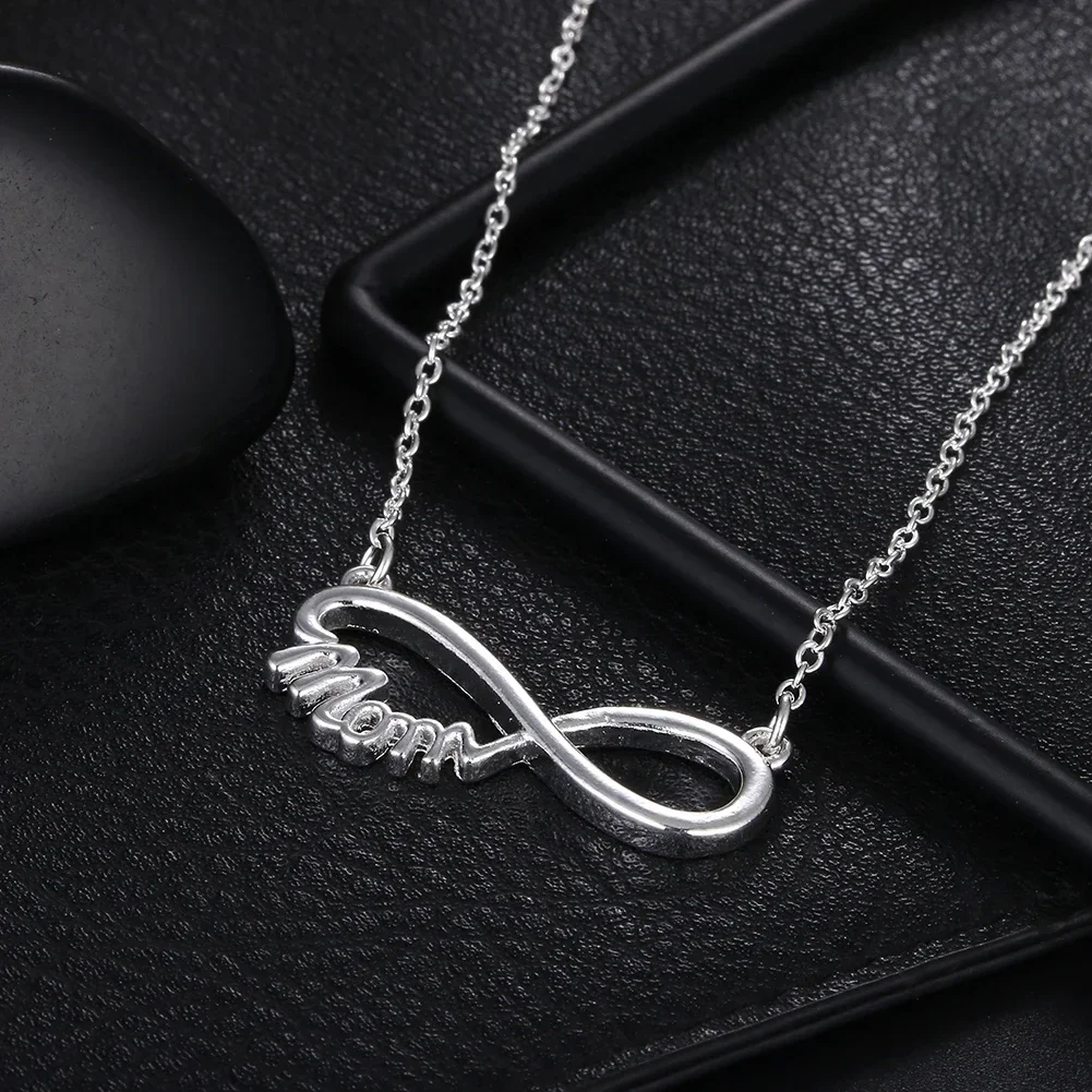 Hot new 925 Sterling Silver Necklace 18 inches Elegant MOM Pendant For Women charm party Fashion Jewelry Mother's day Gifts