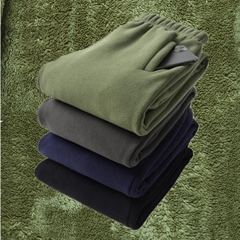 

Мужские флисовые брюки на термоподкладке, толстый теплый базовый слой для пеших прогулок, кемпинга, больших и высоких в наличии