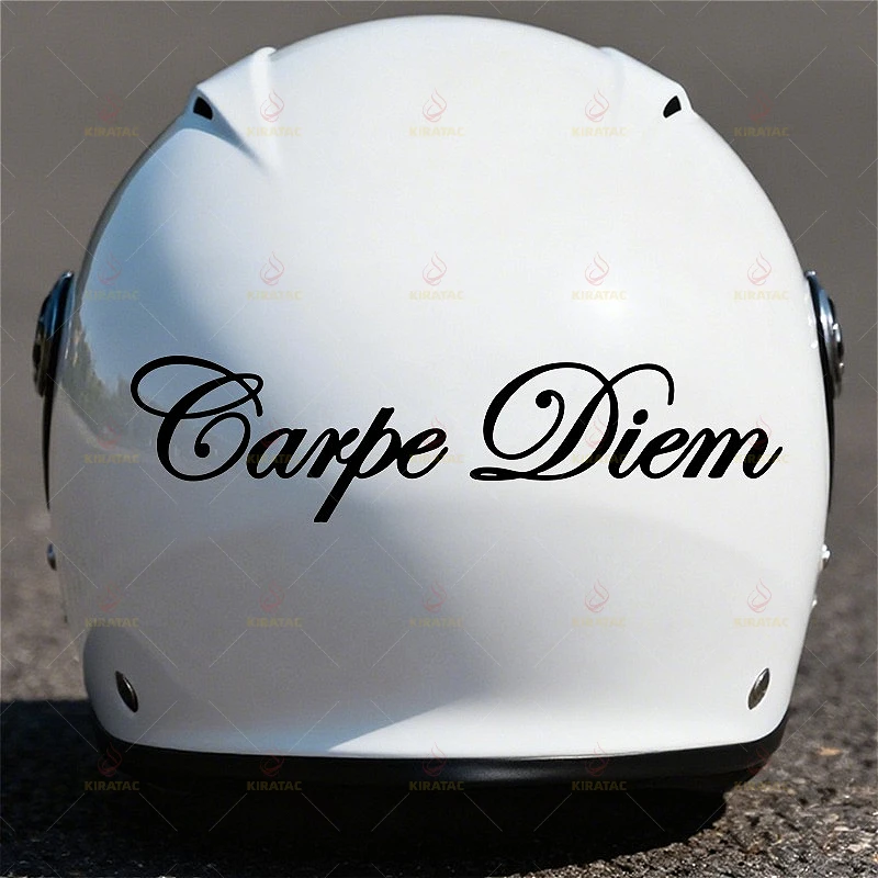 

Carpe Diem motorcycle stickers, for motorcycle fairings, helmet, car window, Scooters, body, universal waterproof vinyl stickers