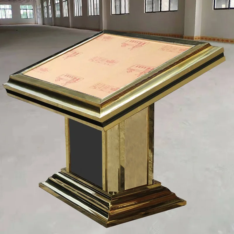 Lobby Seat Light Box Titanium Horizontal Guide Plate Guide Plate Floor Plane Display Plate Large LED Guide