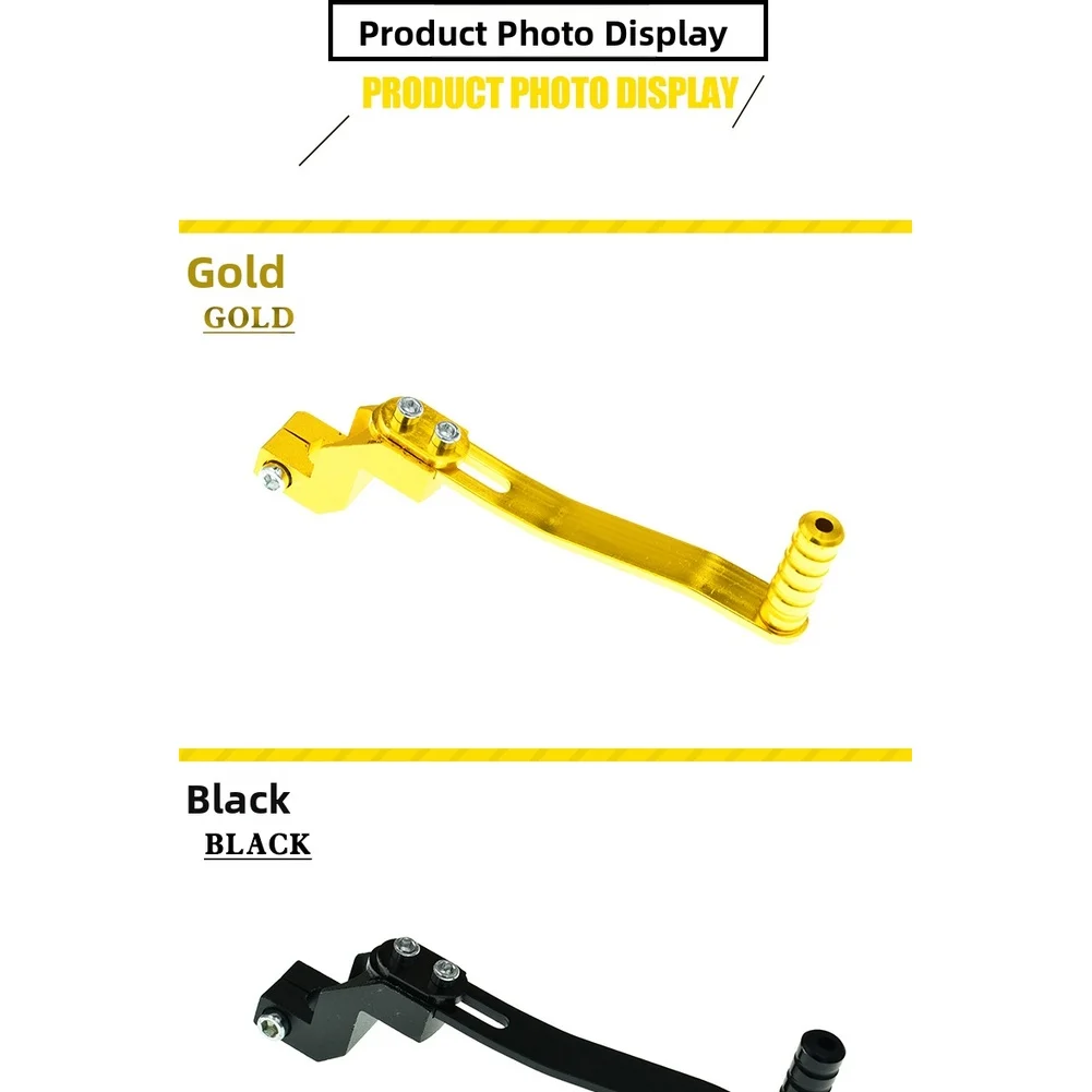 Aluminum Alloy CNC Machined Motorcycle Gear Shift Lever Single Hanging Gearshift Suitable for Most Electric and Fuel Motorcycles