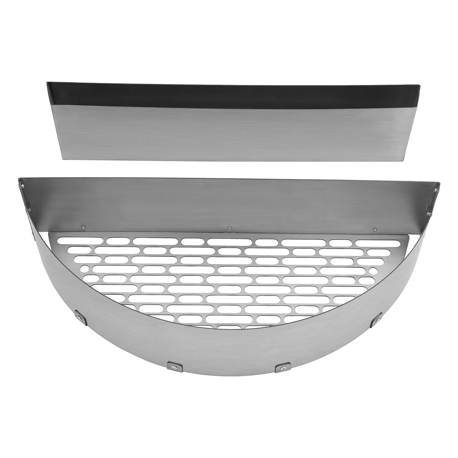 

Корзина для угля из нержавеющей стали с поддоном для гриля Kamado, большая емкость 2,2 л для медленного курения и барбекю