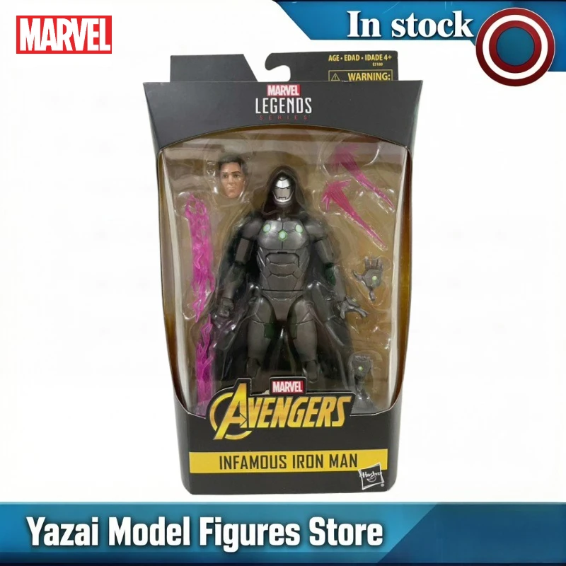 

Оригинальная фигурка из серии Marvel Legends INFAMOUS IRON MAN, модель игрушки, подарок на день рождения