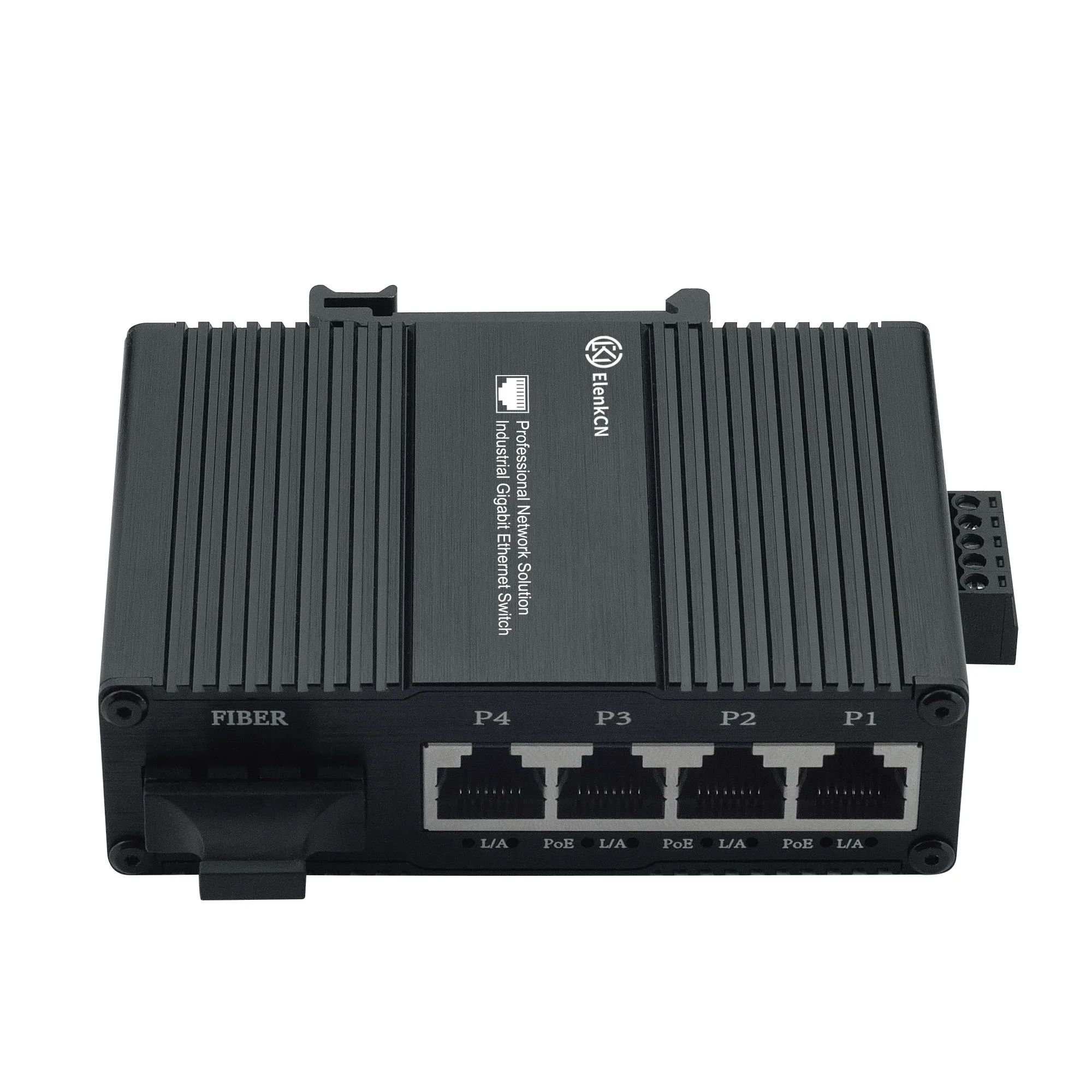 SC POE Enthernet Switch 1 Port 9-56VDC Wide Voltage Input Gigabit Network Converter