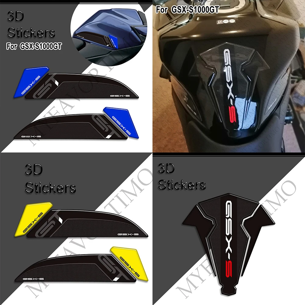For Suzuki GSX-S1000GT GSX S1000GT GSX-S950 GSXS950 Fuel Tank Pad Motorcycle 3D Epoxy Resin Sticker Decals Protection - view 2