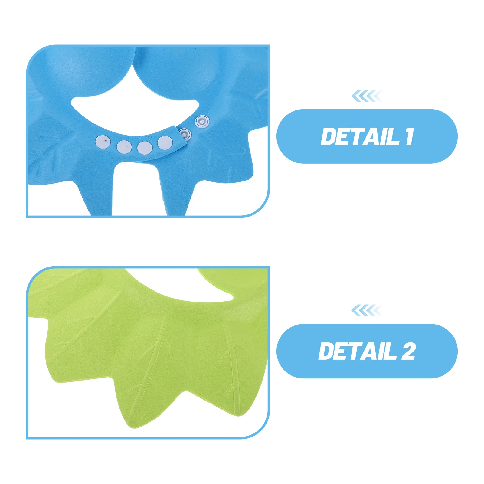 قبعة استحمام للأطفال قابلة لإعادة الاستخدام، قبعة غسيل مقاومة للماء للأطفال، سهلة التنظيف ومتينة، ملحق استحمام للأولاد والبنات