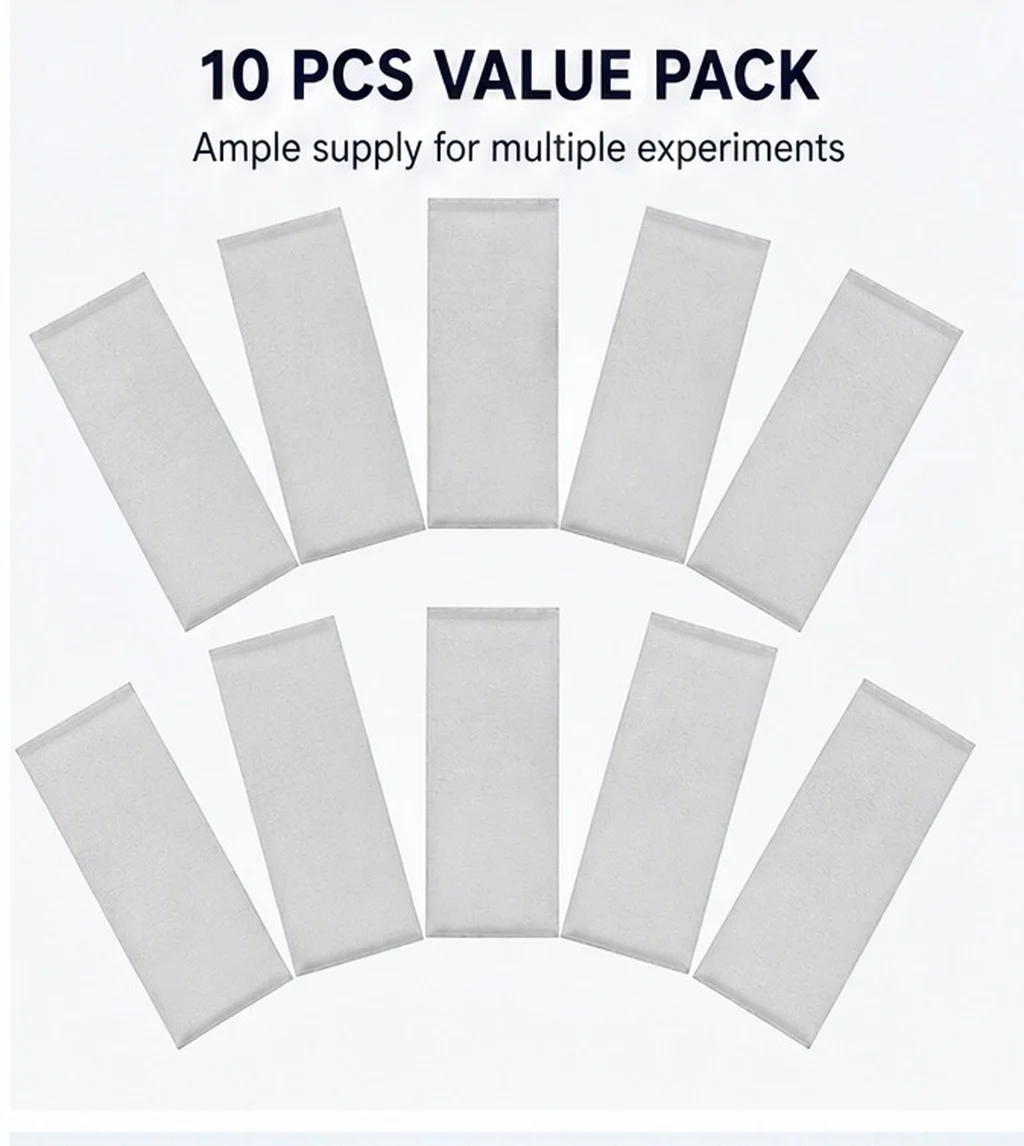 10Pcs Zinc Anode Plates Zinc Electroplating Sheets for Galvanizing Experiments Fruit Battery Making Electroplating Experiment