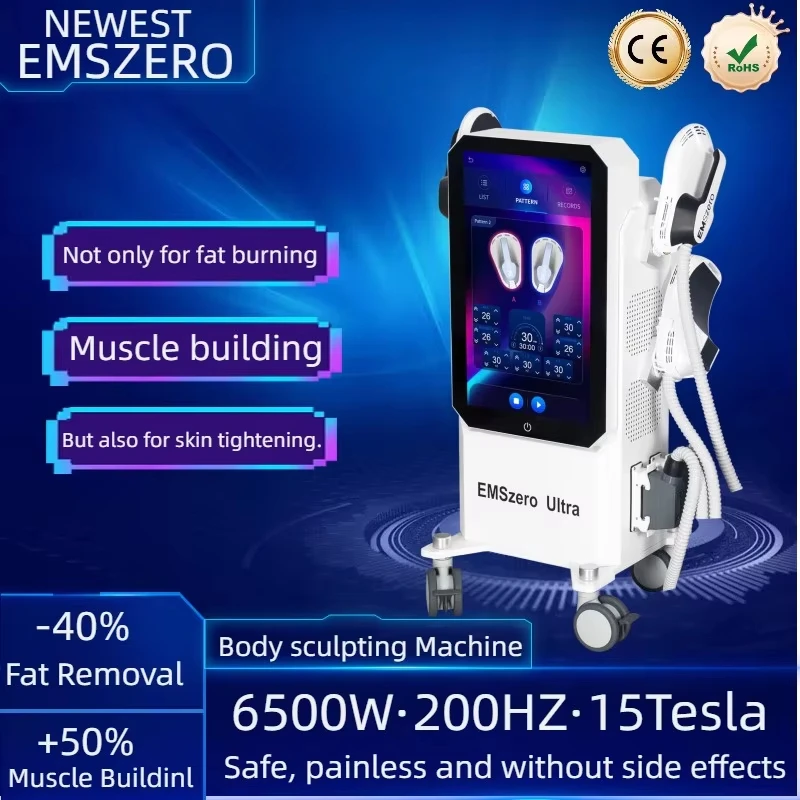 Emszero 6500w Muscle Training  Machine Professional Body Muscle Electromagnetic Stimulate RF Pelvic Floor