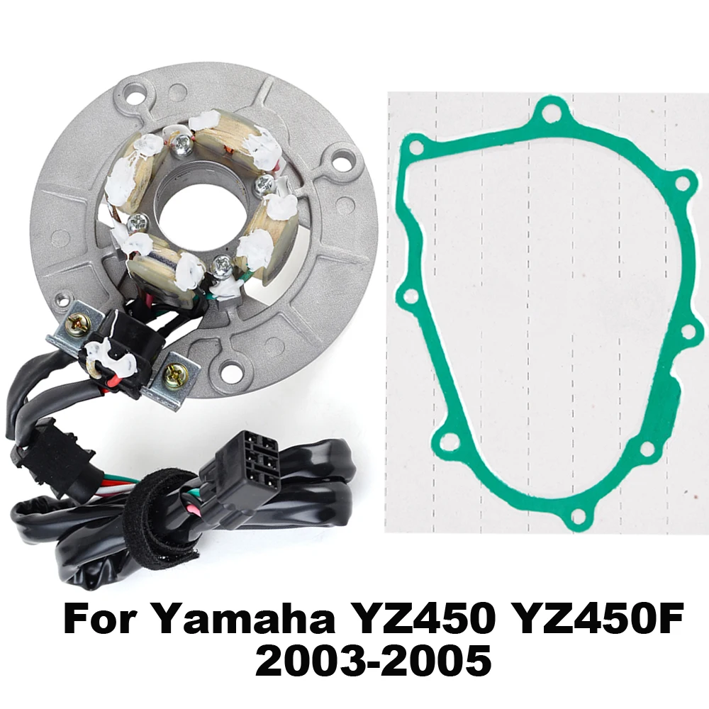 Motorcycle Stator Coil Gasket For Yamaha YZ450 YZ450F 2003 2004 2005 YZ 450 F YZ450FR YZ450FS YZ450FT