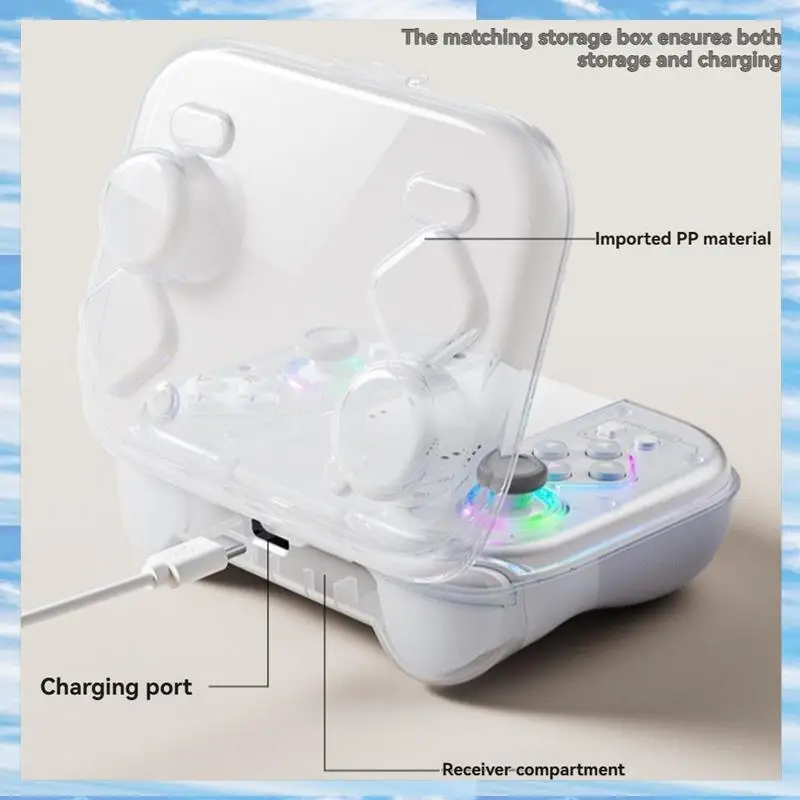 

T31C-Aolion For Nintendo Switch/Lite/Oled Joypad BT 5.2 L/R Gamepad With RGB Light Game Controller For PC Android IOS