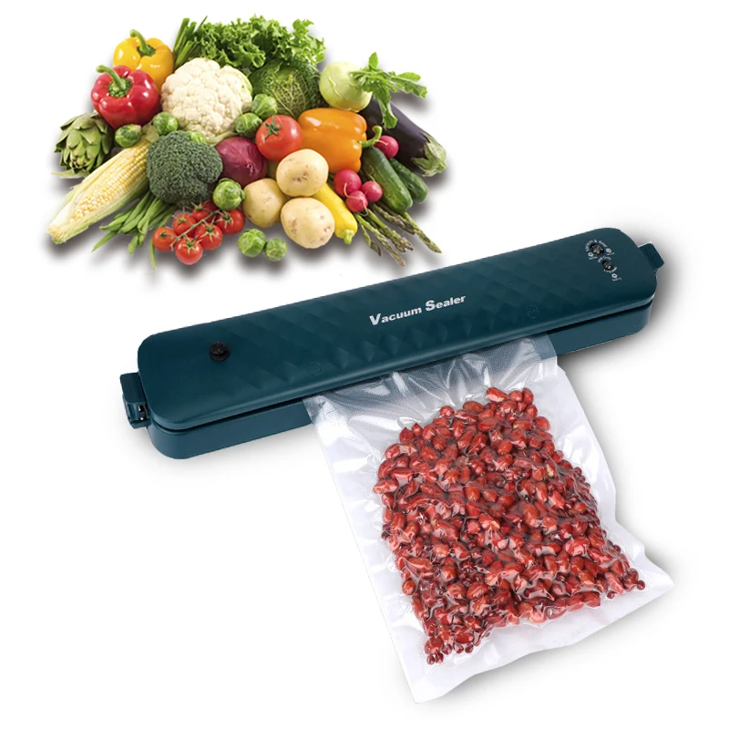 Haushalts gerät Vakuum ierer 220/110v Verpackungs maschine mit kostenlosen 5 stücke Vakuum beutel Haushalts lebensmittel Vakuum ierer Entgaser