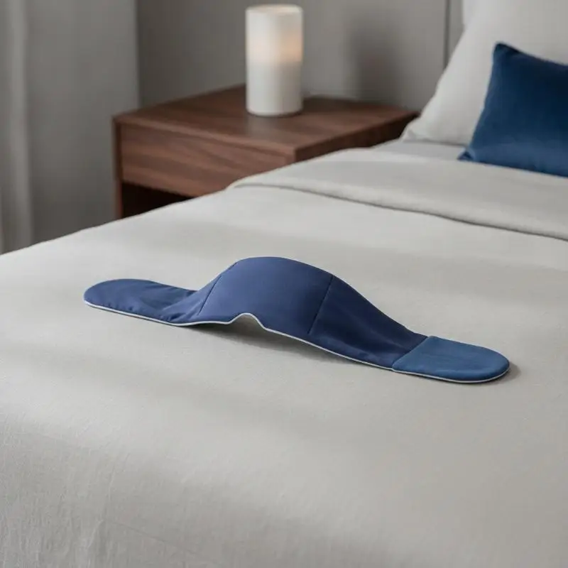 Ultra Light Gravity Weighted Eye Mask Soft Breathable Double-Aid Eyepatch Sided Use Light Blocking Eye Mask Skin-Friendly Sleep