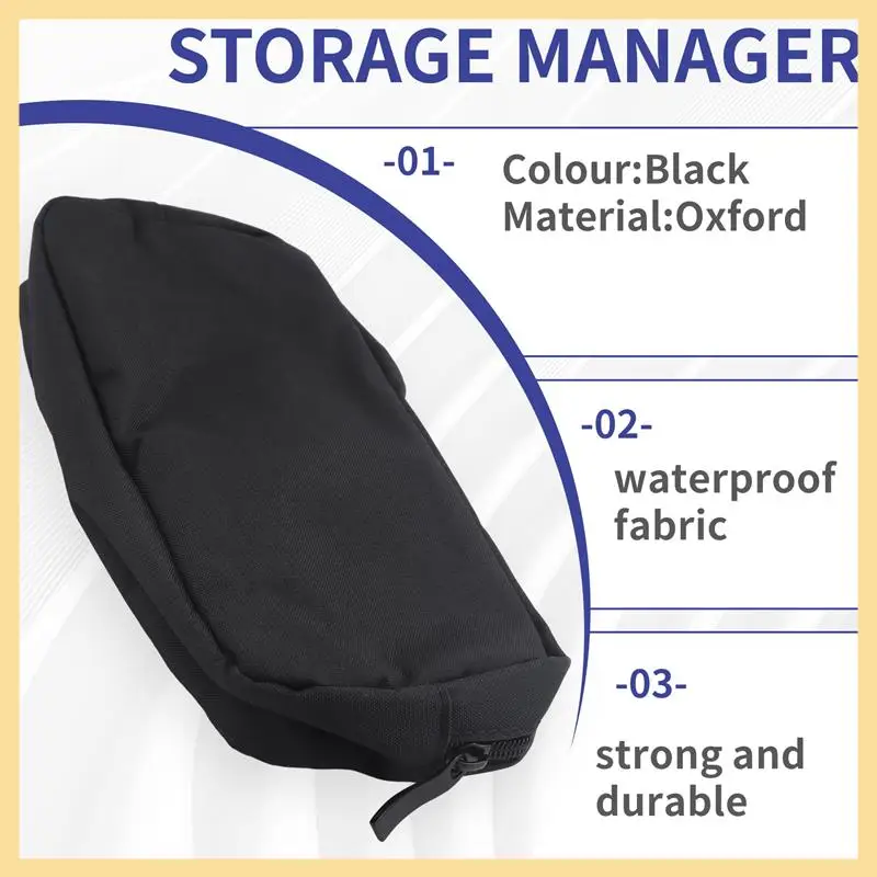 

GOOD-Waterproof Travel Storage Bag Portable Electronics Digital Usb Earphone Charger Data Cable Organizer Cosmetic Pouch Case