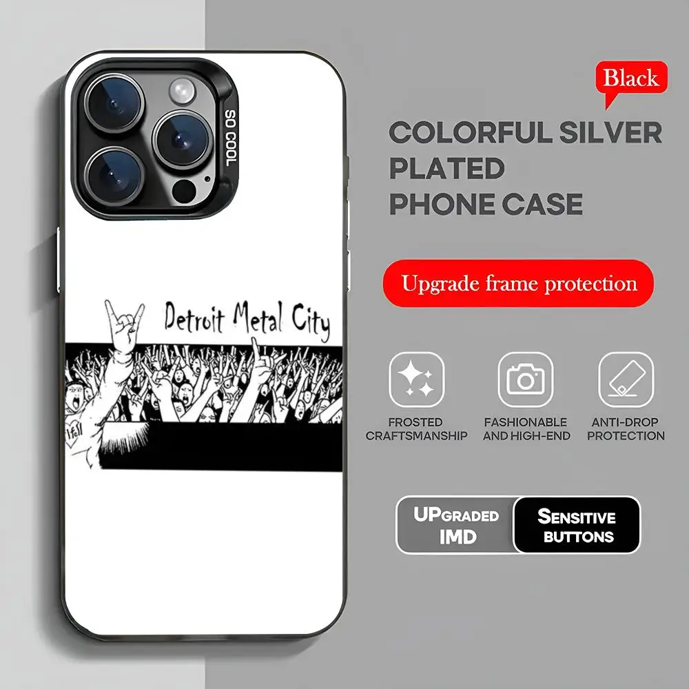 This Comic Is Awesome Retro Comics Detroit Metal City Phone Case Iphone 16 Pro Max Case Case For IPhone 16 15 Pro XR XS 7 8 Plu